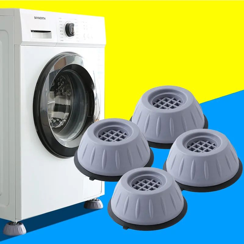 "4Pcs Anti-Vibration Washer Pads – Non-Slip Shock Absorbers"