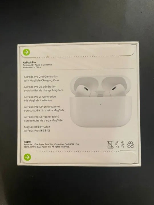 Original White Pro 2 Box Pack Wireless Earbuds with All Accessories – White