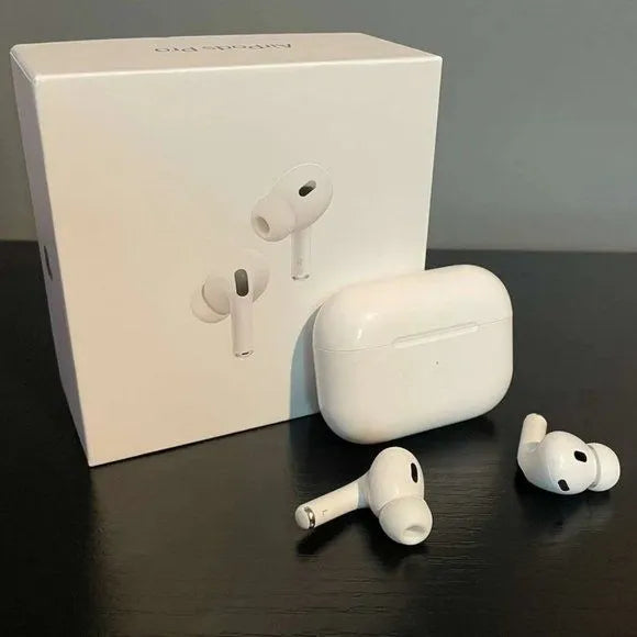 Original White Pro 2 Box Pack Wireless Earbuds with All Accessories – White